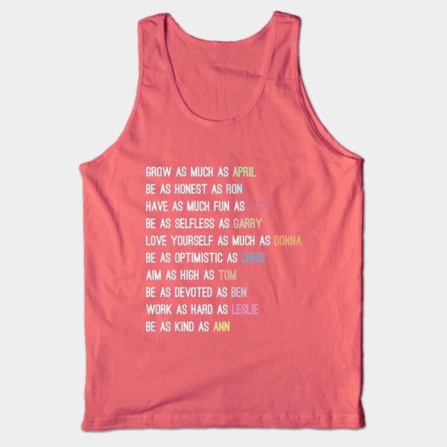 Parks characters Tank Top by juhsuedde